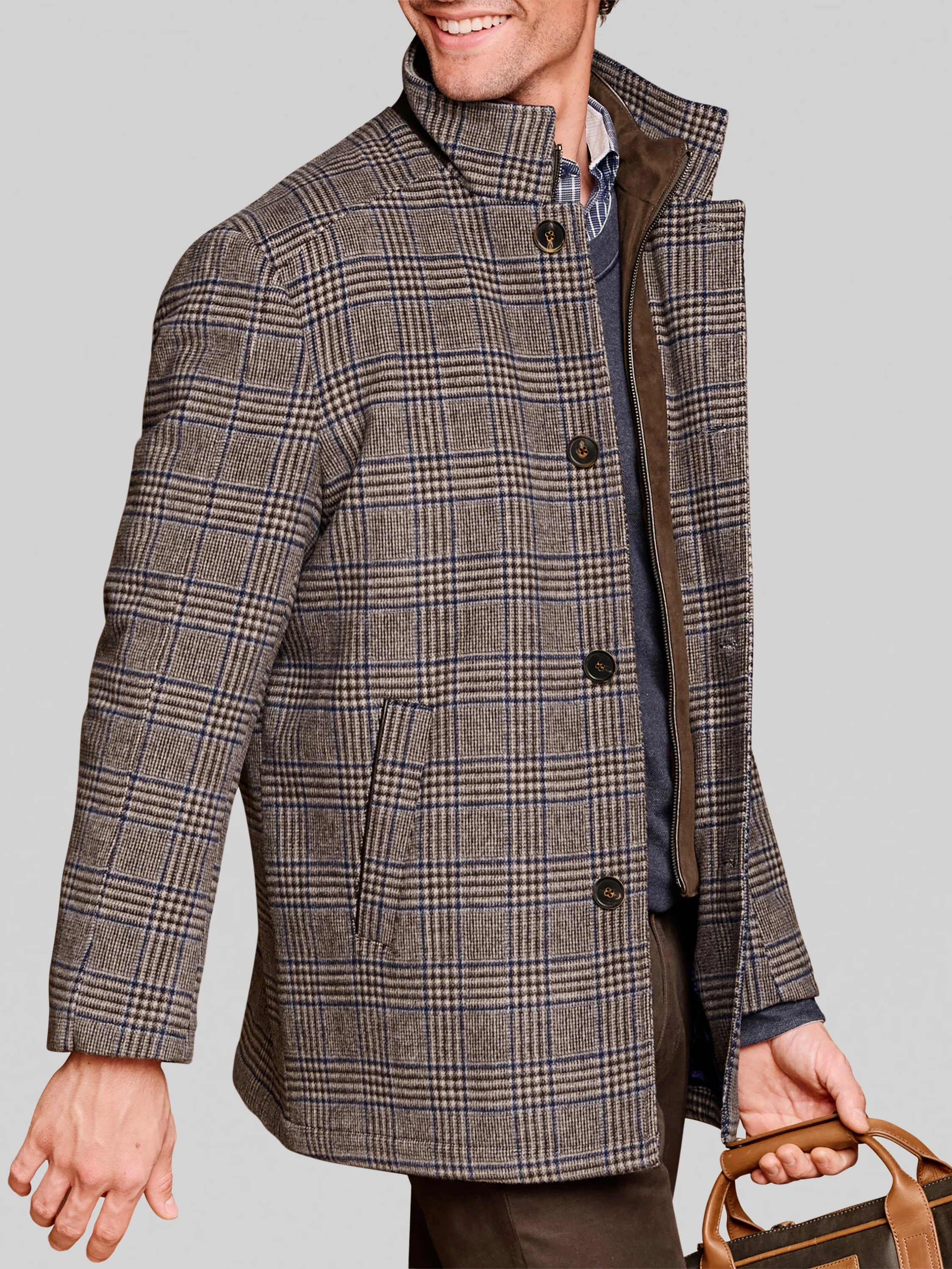 Upton Car Coat with Removable Bib 6 Upton Car Coat with Removable Bib