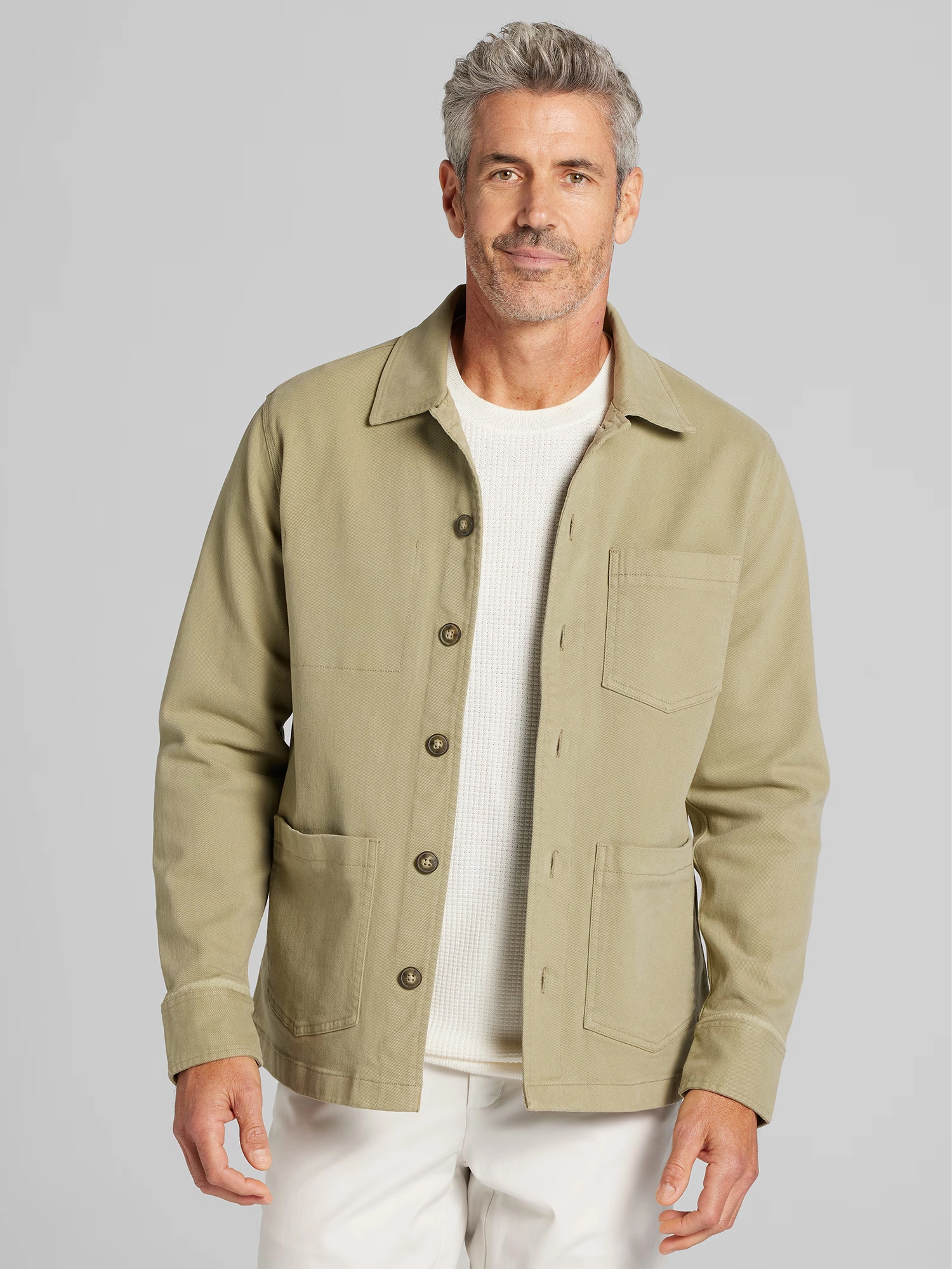 Comfort Stretch Twill Chore Jacket