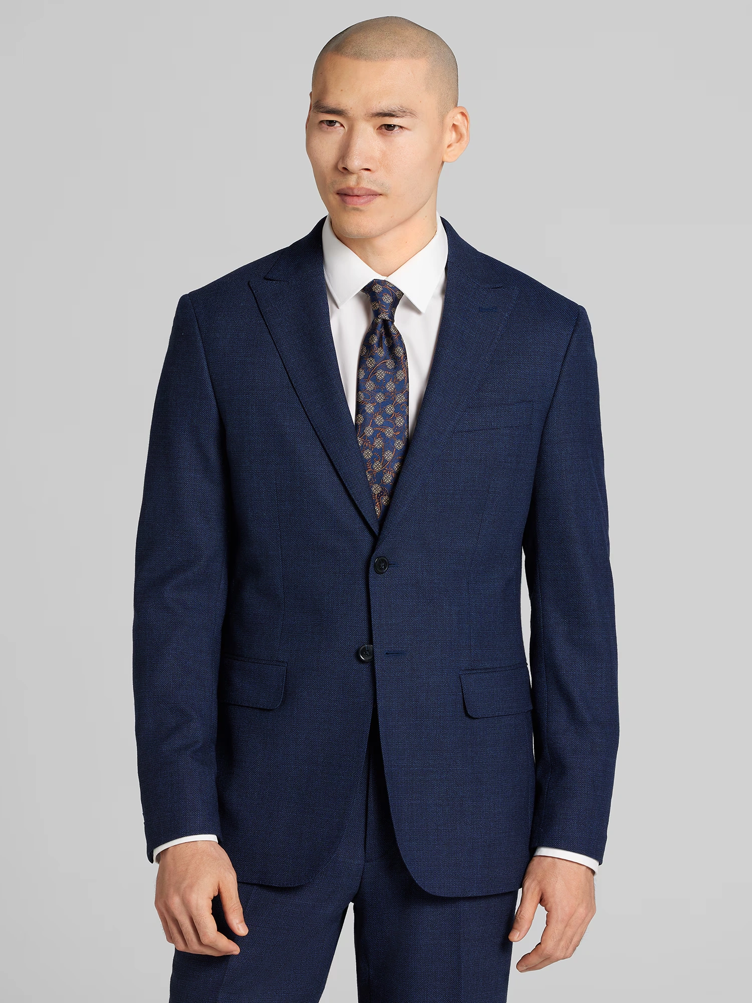 Slim Fit Tic Suit Jacket