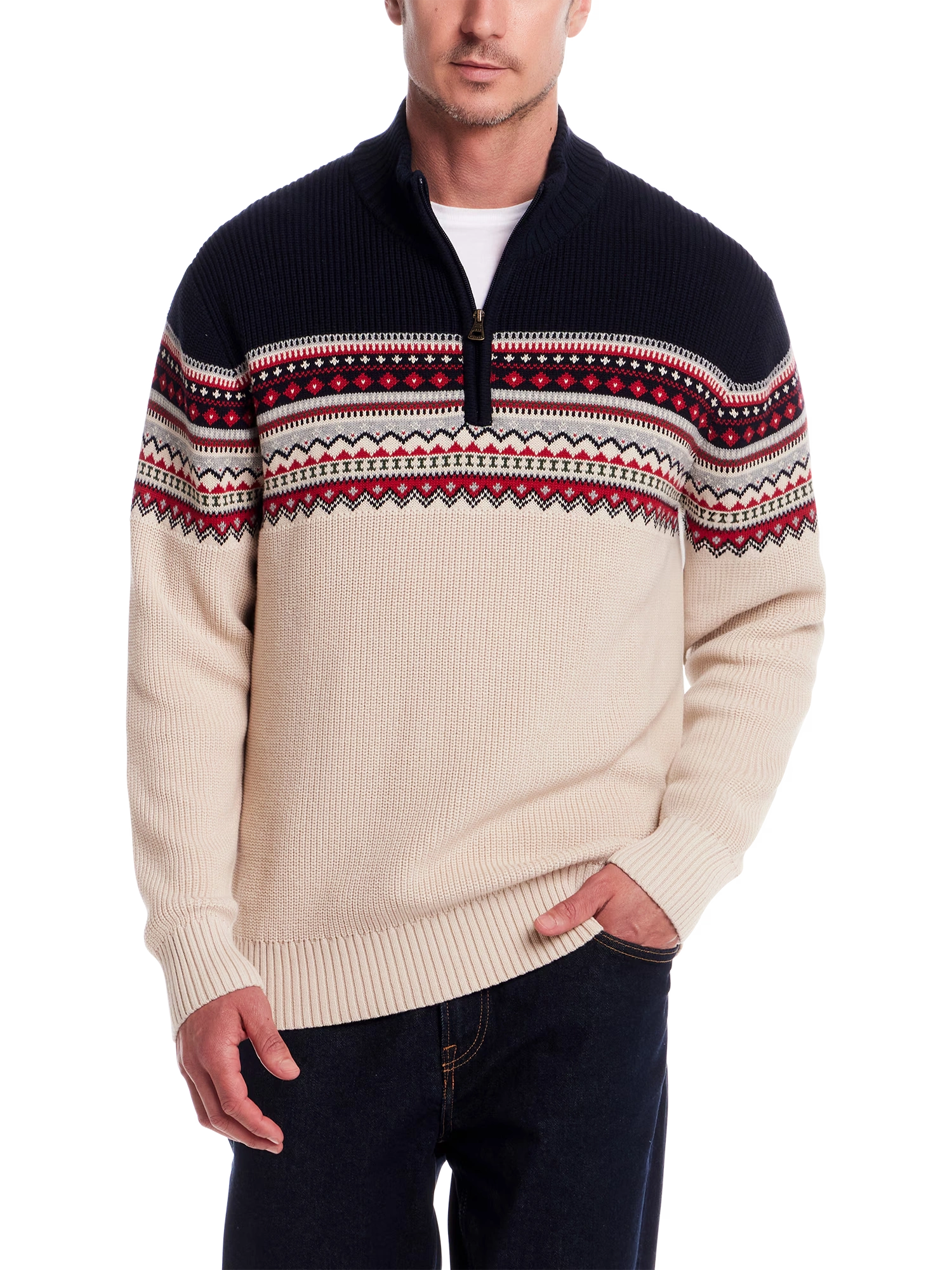 Maine Quarter Zip Sweater
