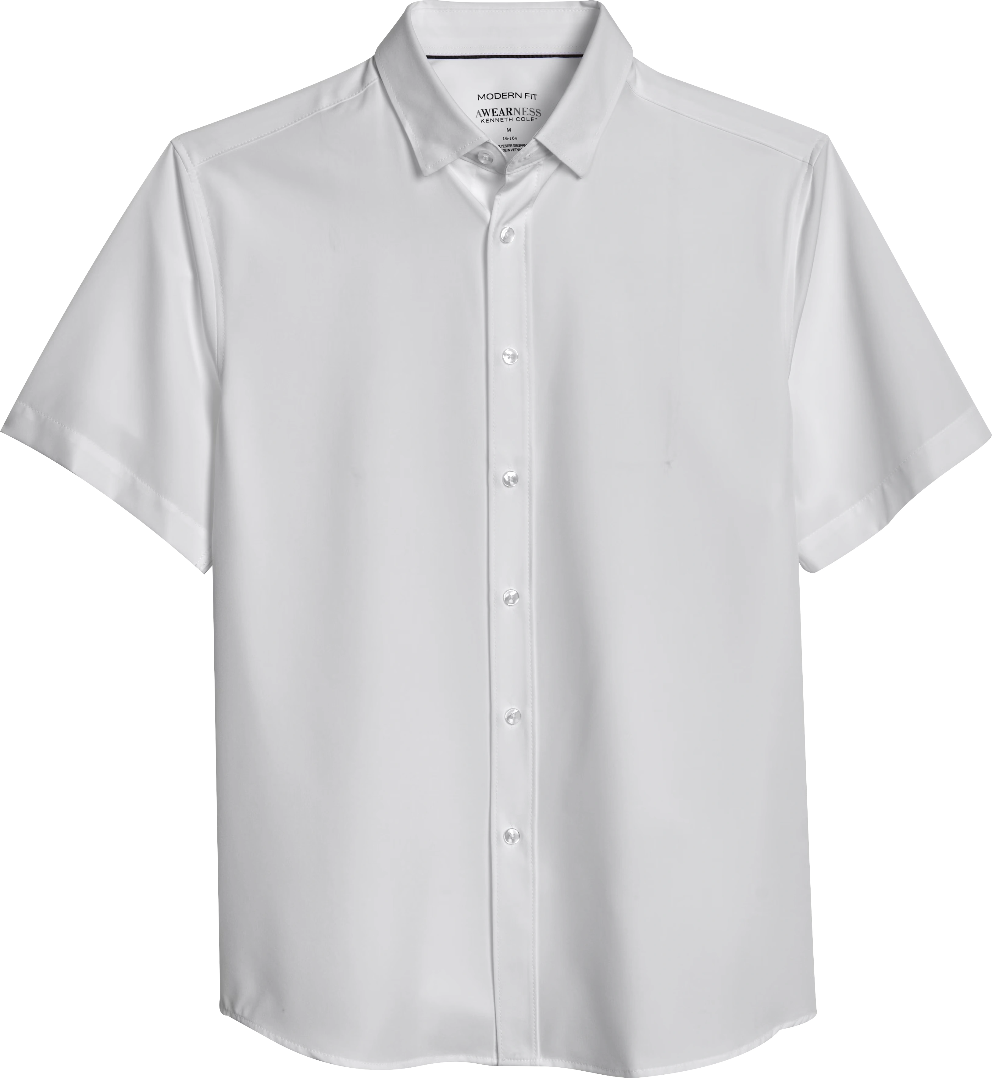 Modern Fit Short Sleeve Performance 4-Way Stretch Button Up Shirt 3 Modern Fit Short Sleeve Performance 4-Way Stretch Button Up Shirt