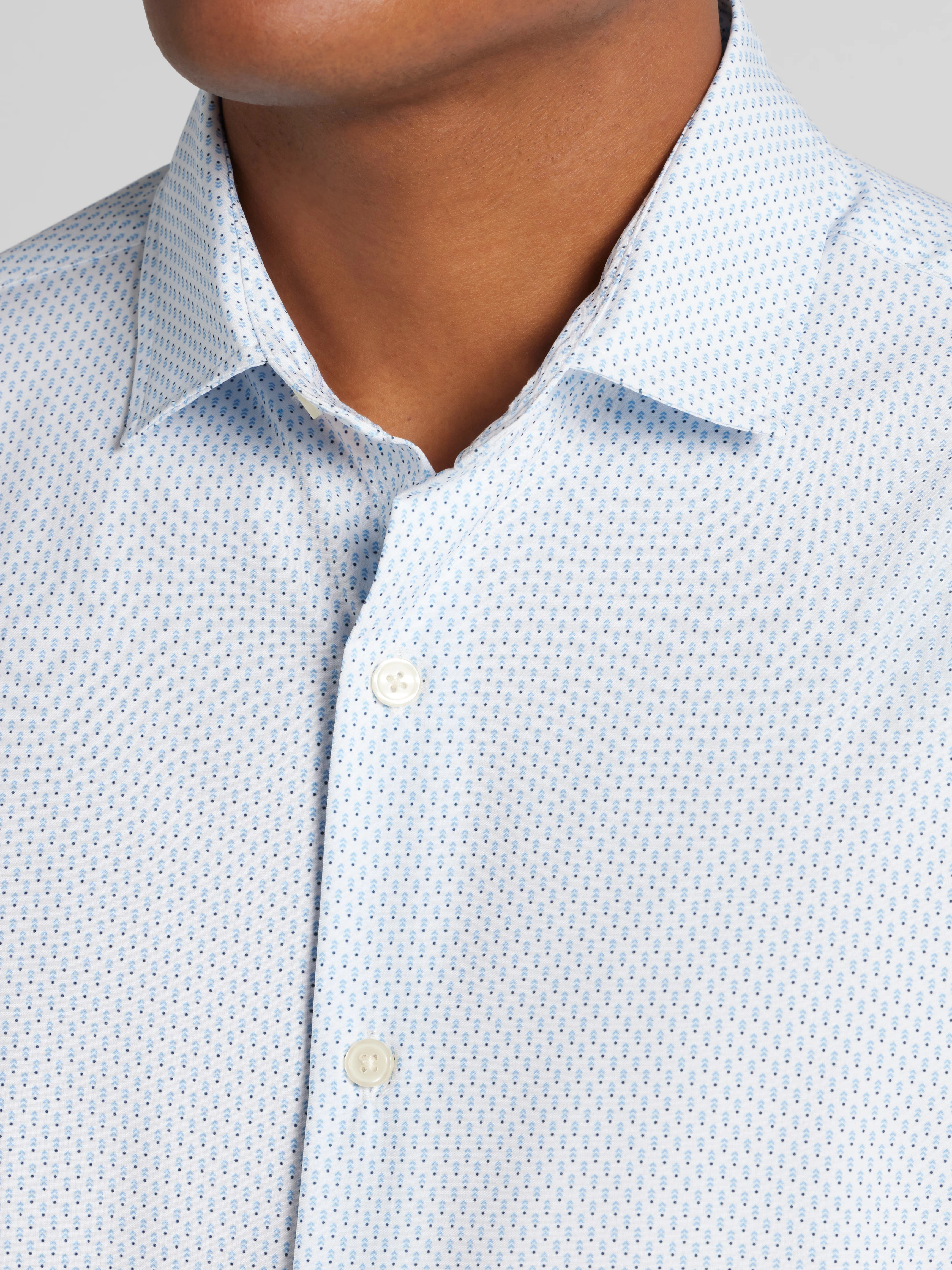 CHILLFLEX Slim Fit 4-Way Stretch Button Up Shirt