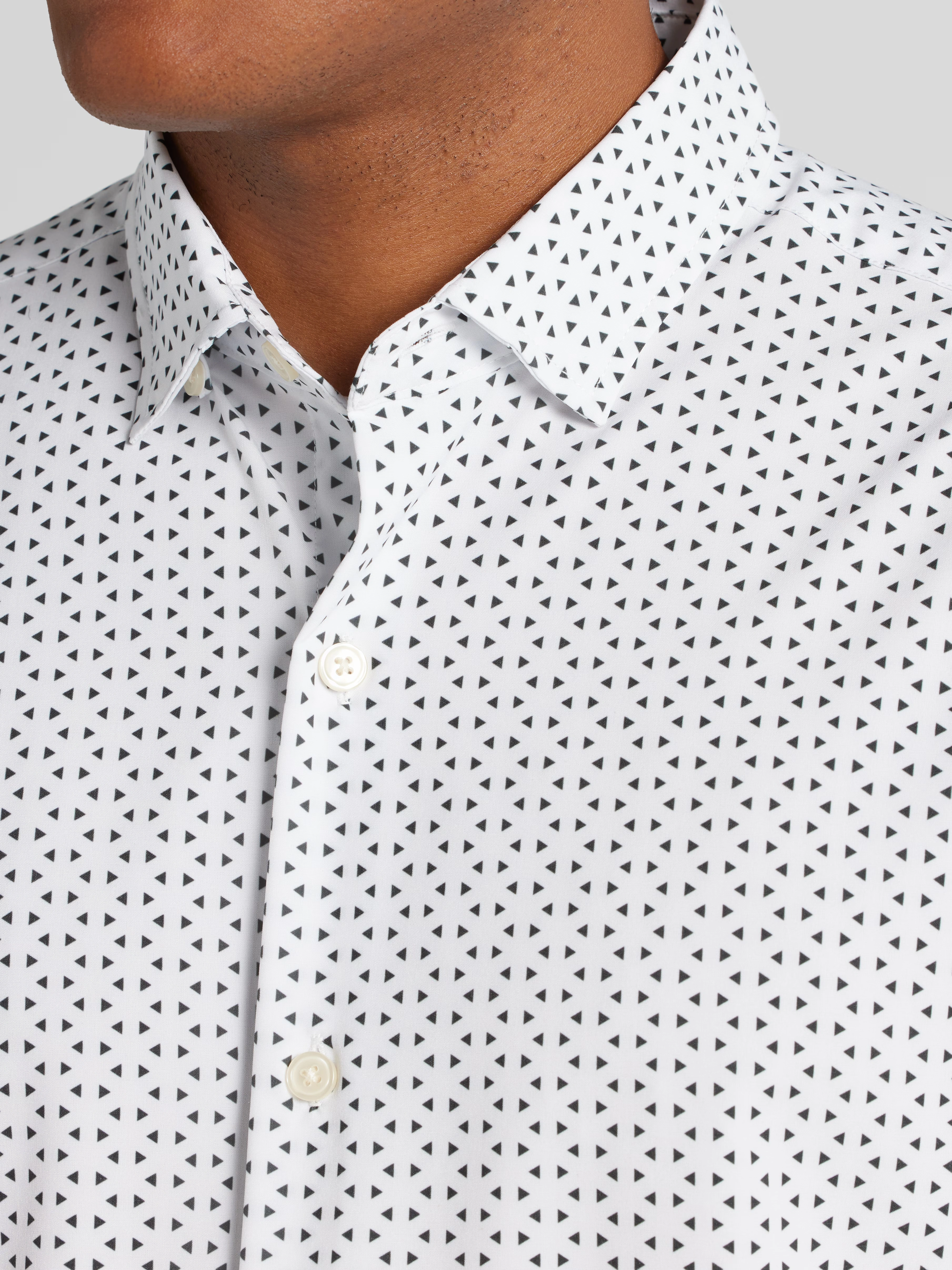 CHILLFLEX Slim Fit 4-Way Stretch Button Up Shirt