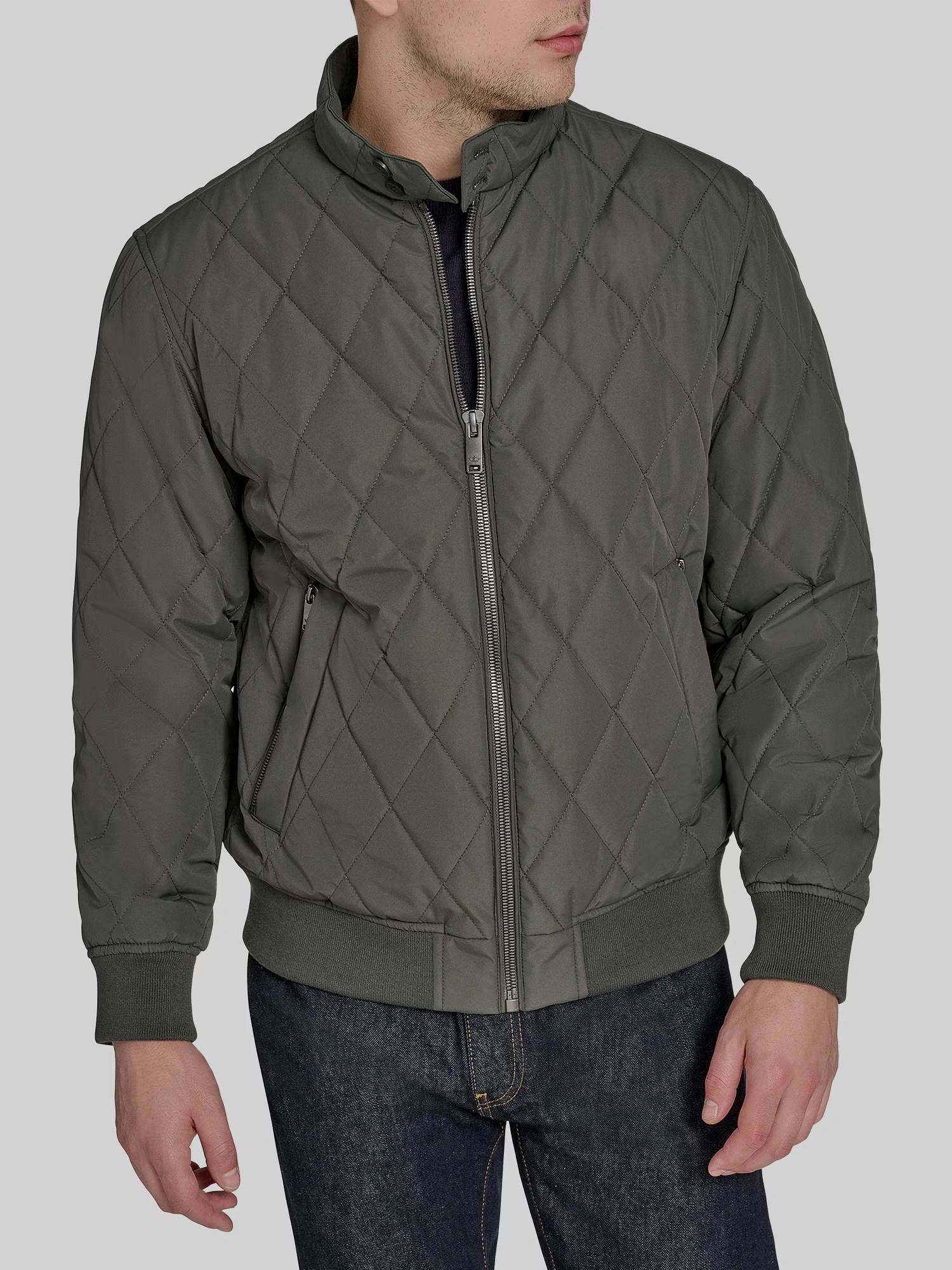 Diamond Quilted Bomber 3 Diamond Quilted Bomber