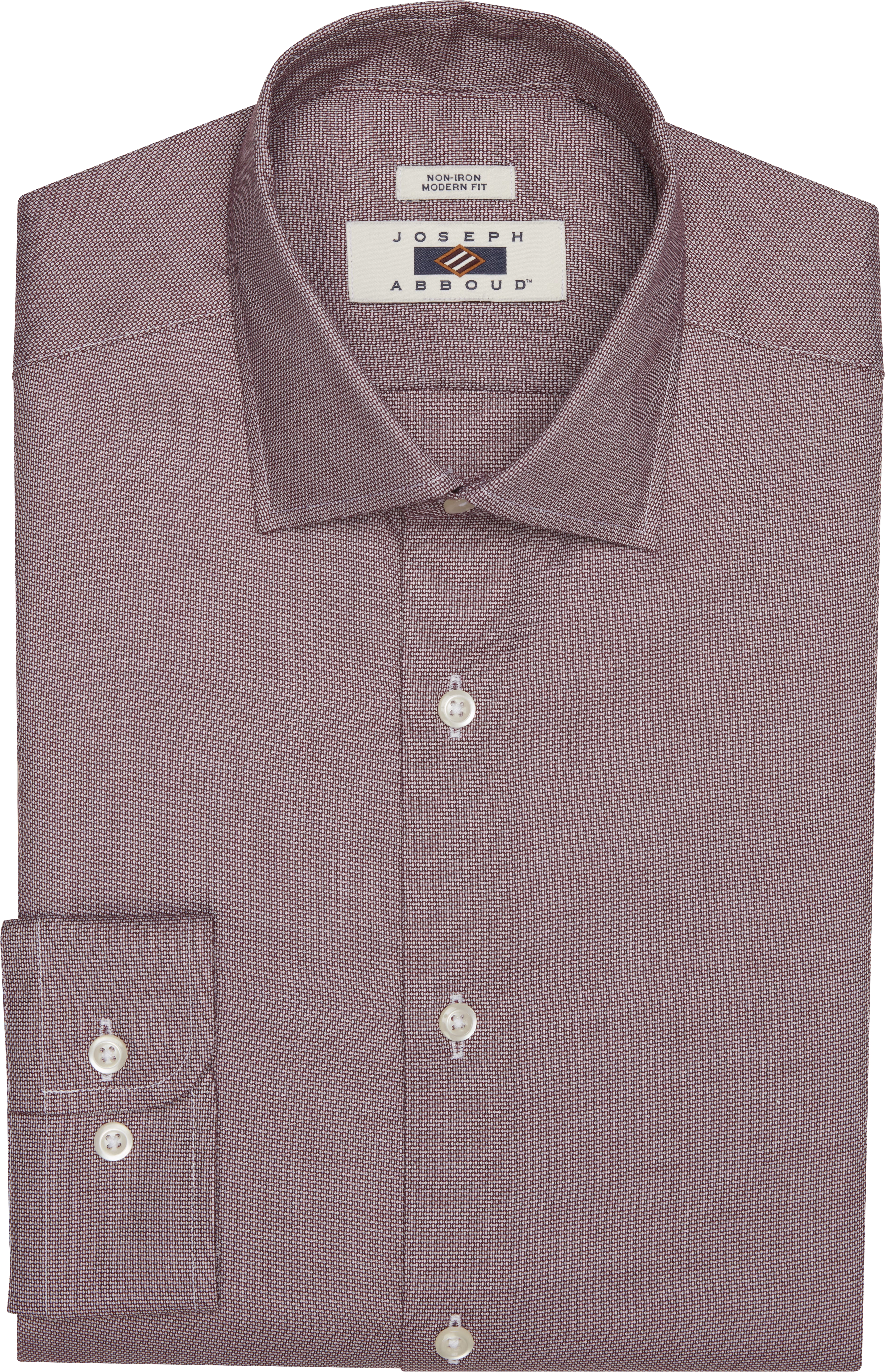 Modern Fit Wrinkle-Resistant Cotton Dress Shirt