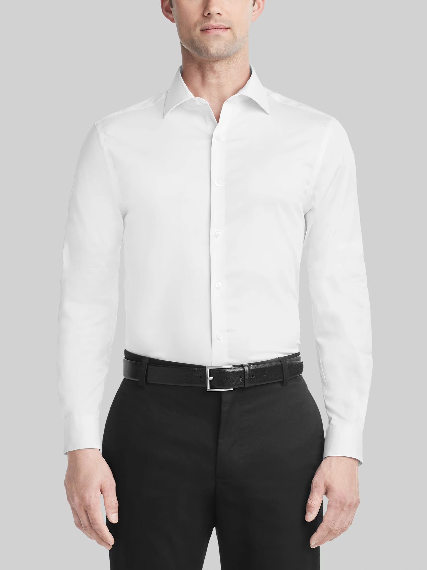 Slim Fit Wrinkle-Free Stretch Dress Shirt