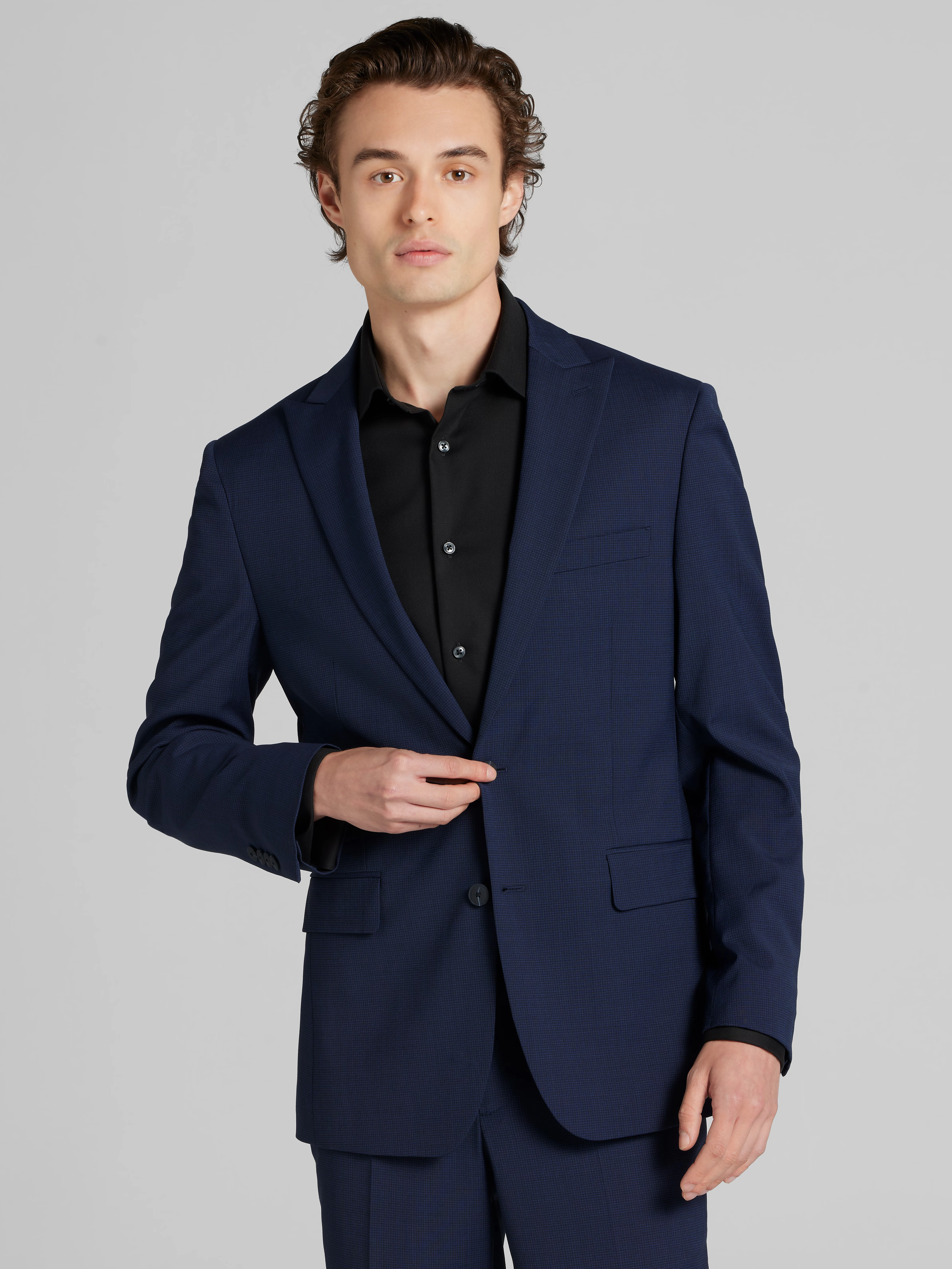 CHILLFLEX Slim Fit Tic Suit Jacket