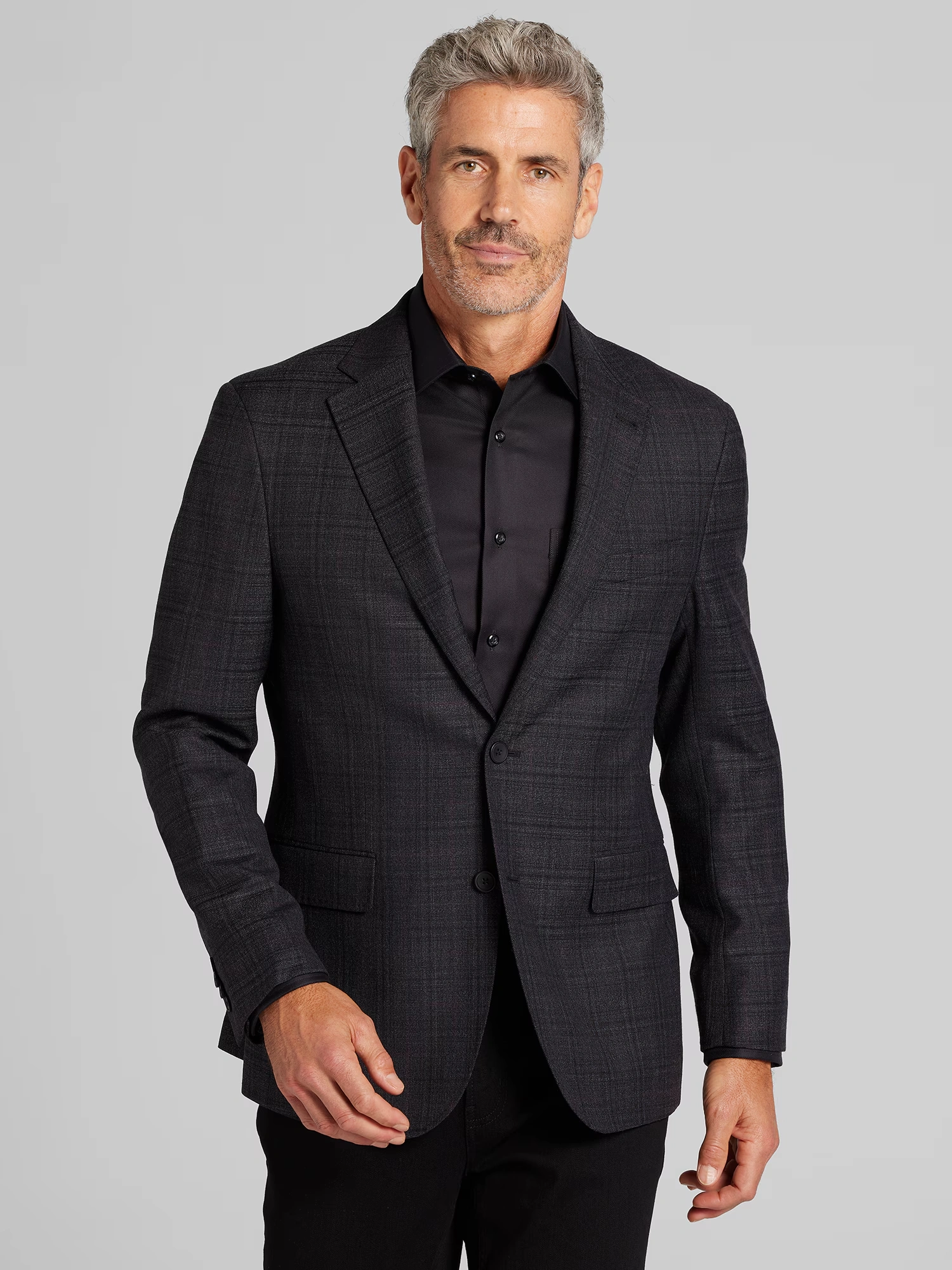 Classic Fit Plaid Sport Coat