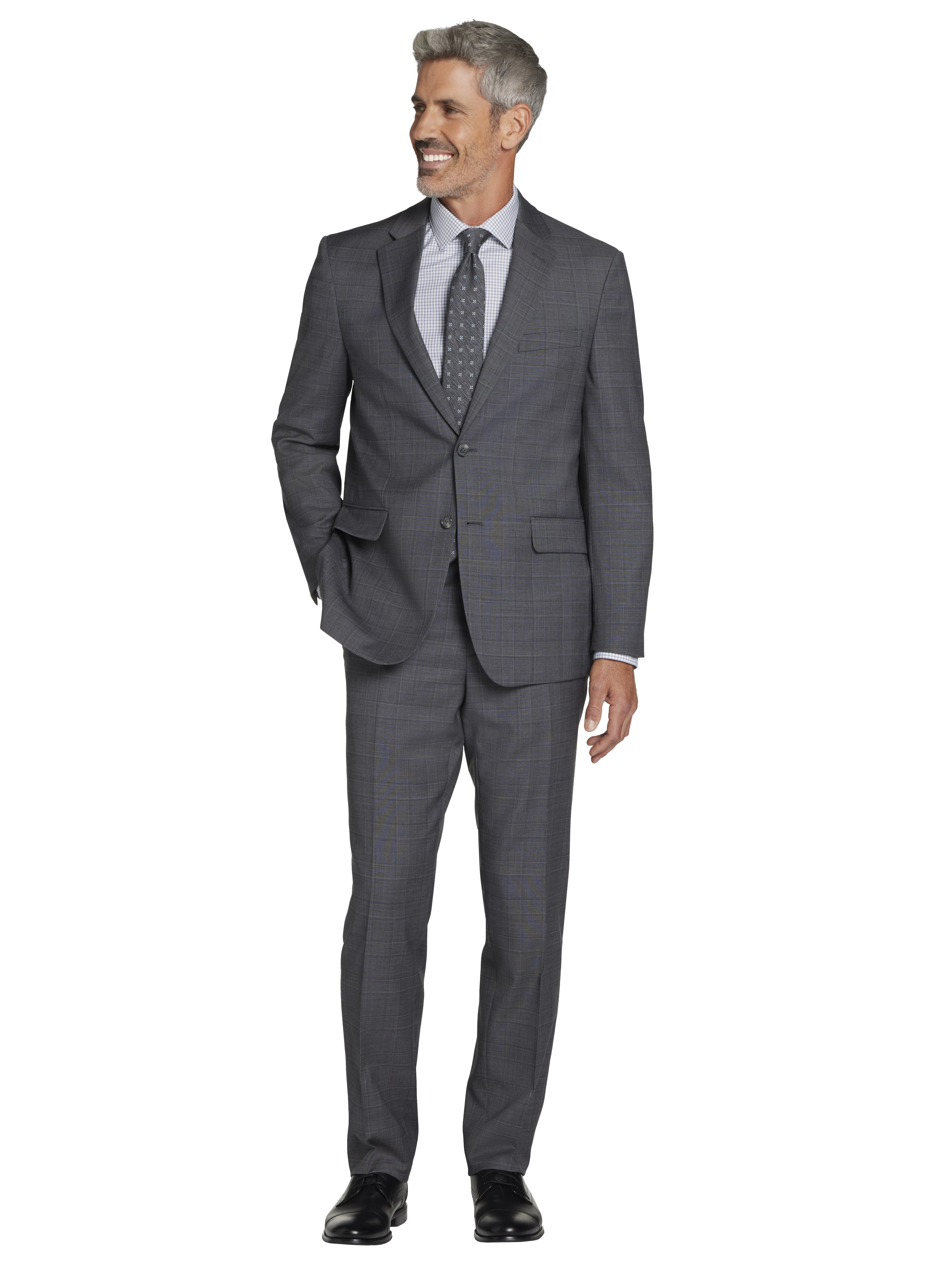 Classic Fit Wool Blend Suit Jacket